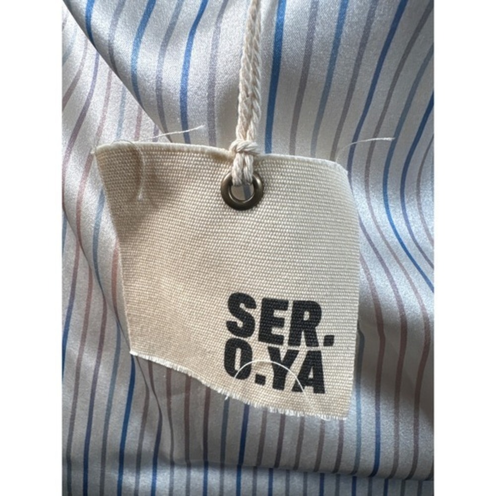 NWT‎ SER.O.YA Silk Blend Open Back Satin Camisole Top M - Picture 7 of 13